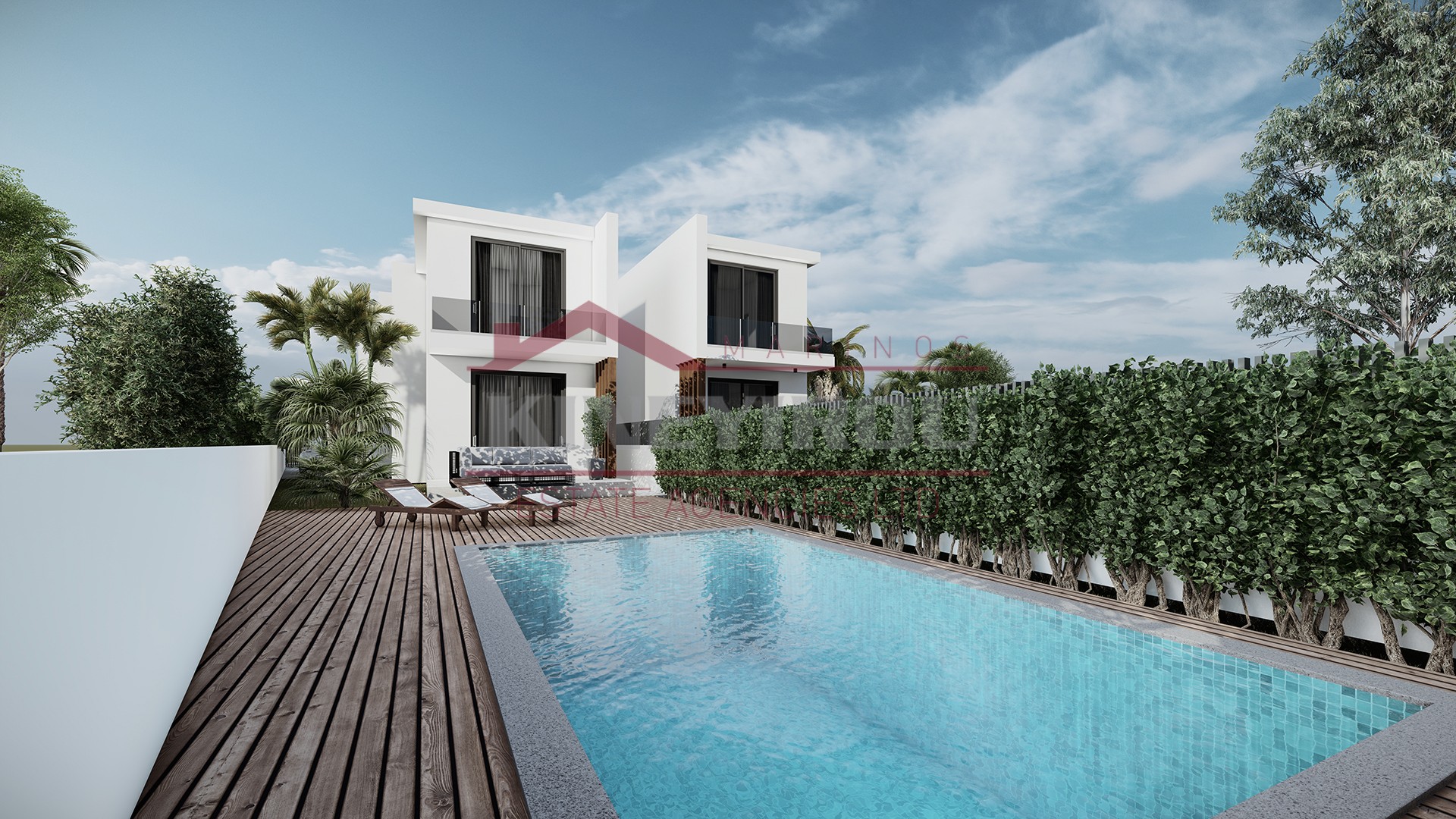 three bedroom villa in Kiti, in Larnaca