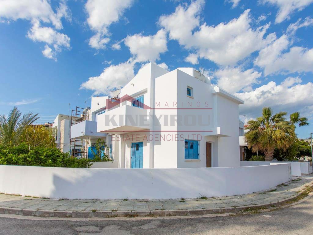 Semidetached two-storey house in Perivolia Community, in Larnaca District.