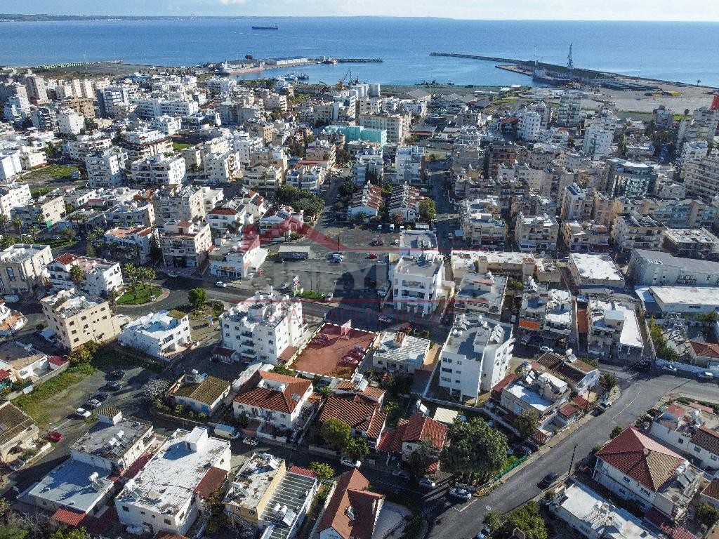 Commercial plot in a central and lively location in Chrysopolitissa Quarter in Larnaca Municipality.