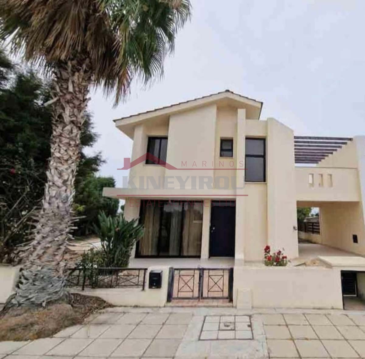 Two-storey house with a swimming pool located within walking distance to the beach in Pyla, Larnaca.