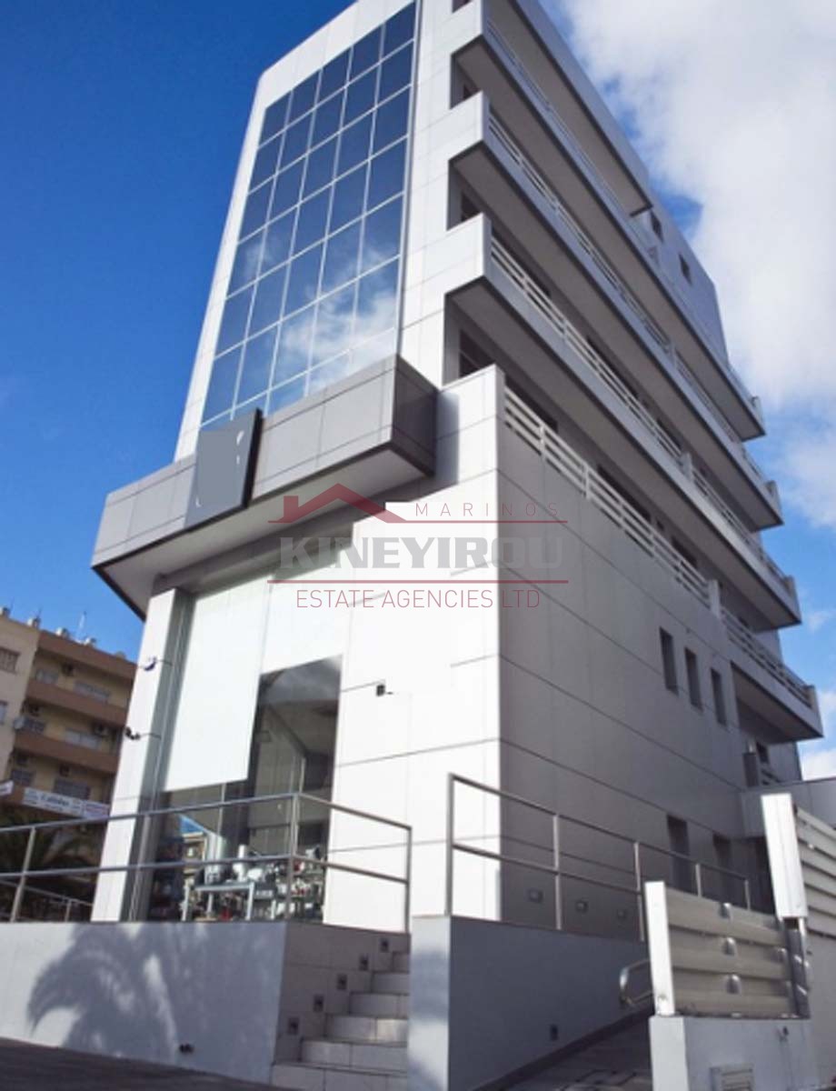 Office to let in Akropolis, a prominent multi-storey commercial building.