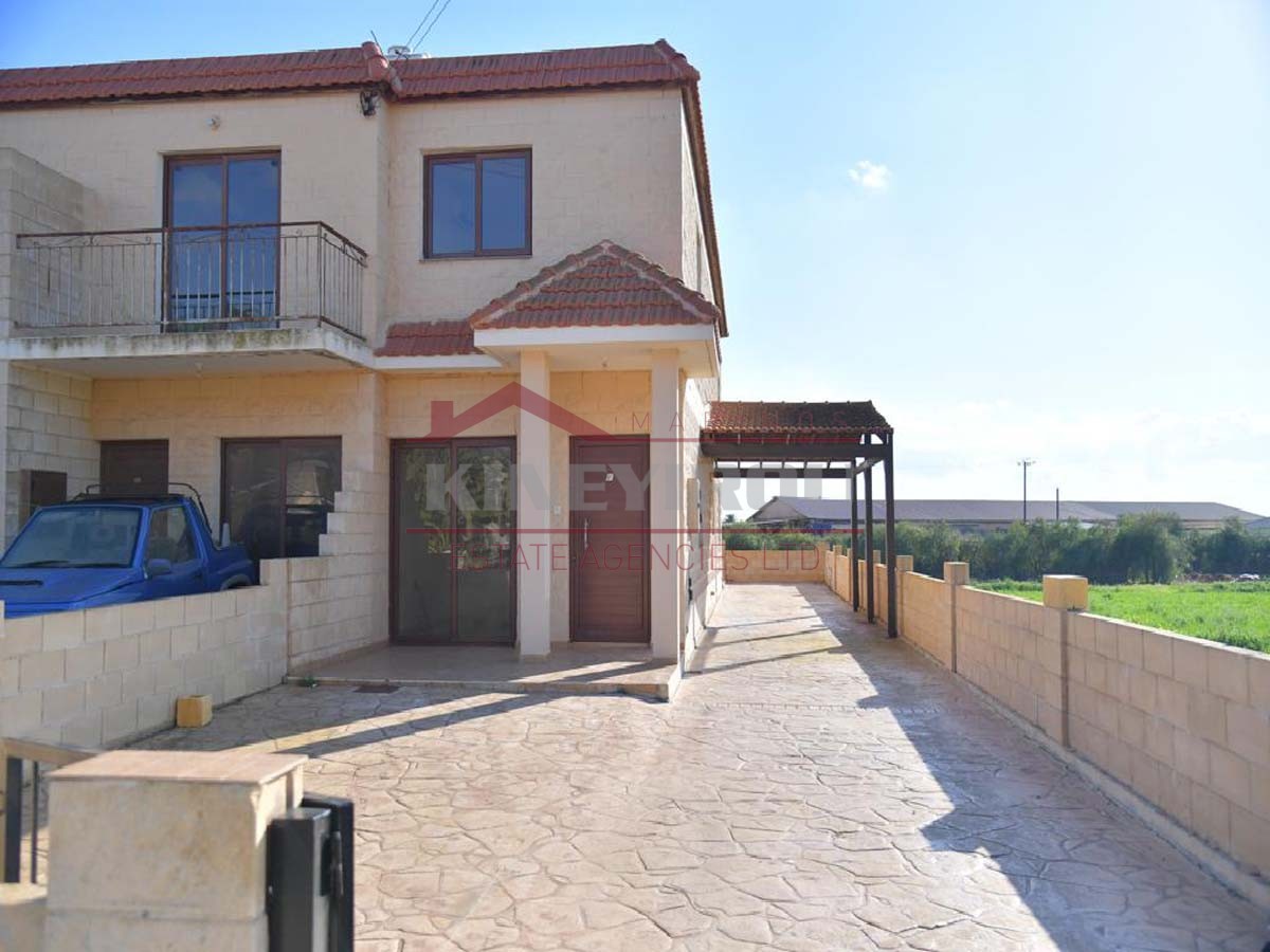 Two-storey maisonette in a purely residential area in Liopetri Community, in Famagusta.